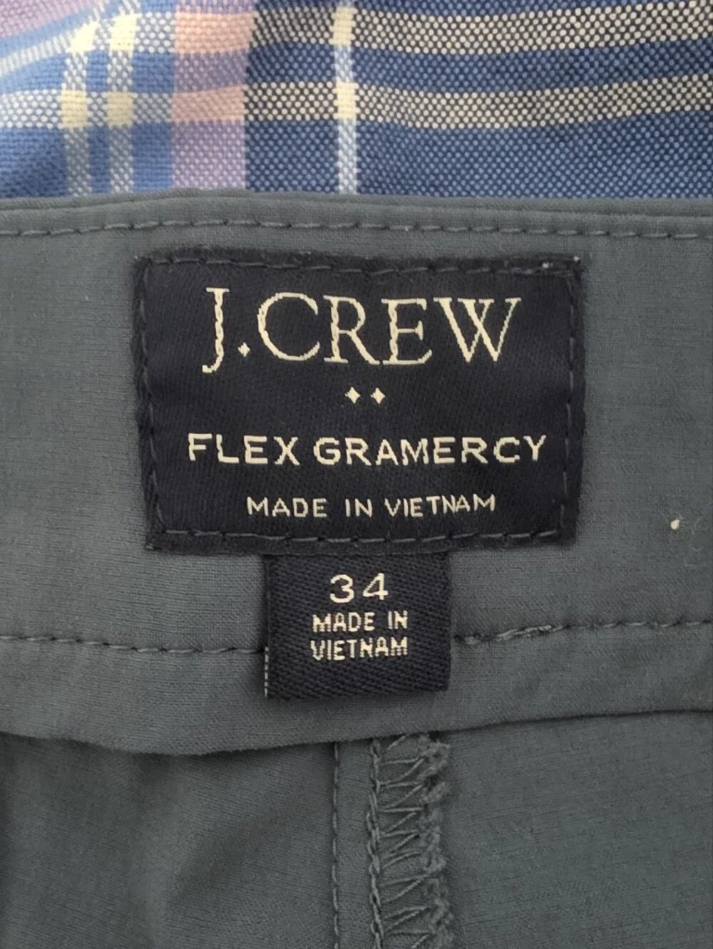 J. Crew Men's Slate Blue Flat-Front Shorts